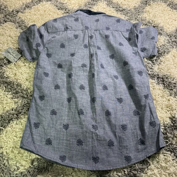 Boys Kids Youth Beach School Tommy Bahama Button Leaves Palms Shirt 16 (xxl) - Picture 7 of 7